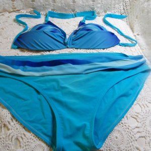 Bathing suit Bikini 2 pc.(266botm) preowned clean good size L